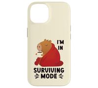 Surviving Mode Cozy Winter Capybara Hot Drink Case for iPhone 14