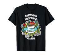 Surviving Motherhood One Sip at A Time Coffee Lover T-Shirt