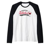 Surviving Motherhood One Sip at a Time Raglan Baseball Tee