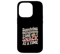 Surviving Motherhood One Snack At A Time Case for iPhone 14 Pro