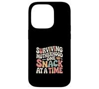 Surviving Motherhood One Snack At A Time Case for iPhone 14 Pro