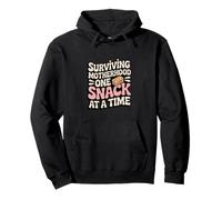 Surviving Motherhood One Snack At A Time Pullover Hoodie