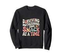 Surviving Motherhood One Snack At A Time Sweatshirt