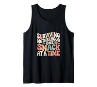 Surviving Motherhood One Snack At A Time Tank Top