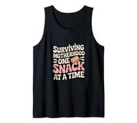 Surviving Motherhood One Snack At A Time Tank Top
