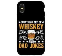 Surviving Off Of Whiskey And Dad Jokes Parenting - Case for iPhone X/XS