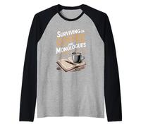 Surviving On Coffee and Monologues Drama Student Raglan Baseball Tee