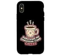 Surviving On Concession Stand Coffee Soccer Mom Case for iPhone X/XS