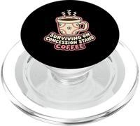 Surviving On Concession Stand Coffee Soccer Mom PopSockets PopGrip for MagSafe
