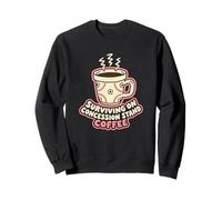 Surviving On Concession Stand Coffee Soccer Mom Sweatshirt