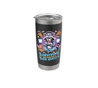 Surviving On Snacks and Side Quests Gamer Stainless Steel Insulated Tumbler