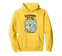 Surviving One Nap at a Time - Cute Sleepy Koala Pullover Hoodie