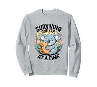 Surviving One Nap at a Time - Cute Sleepy Koala Sweatshirt