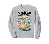 Surviving One Nap at a Time - Cute Sleepy Koala Sweatshirt