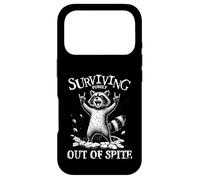 Surviving Purely Out of Spite Angry Raccoon Design Case for iPhone 17 Pro