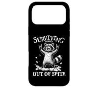 Surviving Purely Out of Spite Angry Raccoon Design Case for iPhone 17 Pro Max