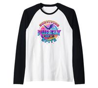 Surviving Purely Out of Spite Cosmic Bat Raglan Baseball Tee
