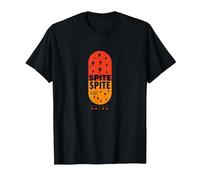 Surviving Purely Out of Spite: Daily Vitamin Pill Art T-Shirt, Men, Black, 5XL