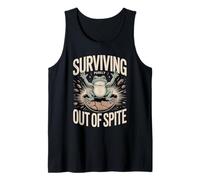 Surviving Purely Out of Spite Frog Tank Top