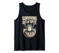 Surviving Purely Out of Spite Frog Tank Top