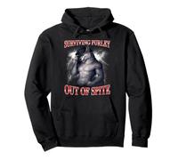Surviving Purely Out of Spite Survivalist Overcomer Pullover Hoodie