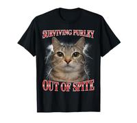 Surviving Purely Out of Spite Survivalist Overcomer T-Shirt