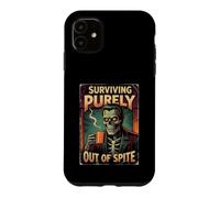 Surviving Purely Out Of Spite Zombie Prepper Case for iPhone 11