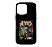 Surviving Purely Out Of Spite Zombie Prepper Case for iPhone 14 Pro Max