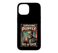 Surviving Purely Out Of Spite Zombie Prepper Case for iPhone 15