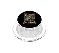 Surviving Purely Out Of Spite Zombie Prepper PopSockets PopGrip for MagSafe