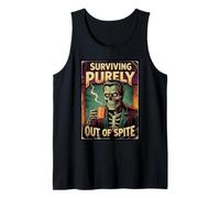 Surviving Purely Out of Spite Zombie Prepper Tank Top