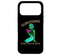 Surviving Purely Out Of Spite Zombie Reading Brains Book Case for iPhone 17 Pro Max