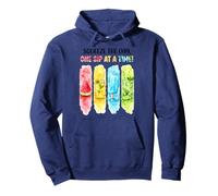 Surviving Summer One Sip At A Time Watercolor Lemonade Pullover Hoodie