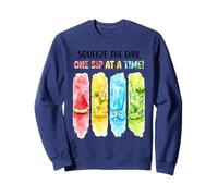 Surviving Summer One Sip At A Time Watercolor Lemonade Sweatshirt