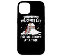 Surviving The Office Life One Meltdown At a Time Funny Case for iPhone 13