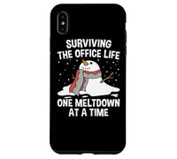 Surviving The Office Life One Meltdown At a Time Funny Case for iPhone XS Max
