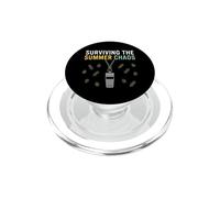 Surviving The Summer Chaos Camp Counselor PopSockets PopGrip for MagSafe