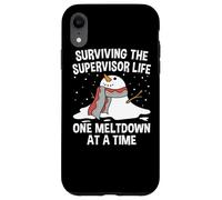 Surviving The Supervisor Life One Meltdown At a Time Funny Case for iPhone XR