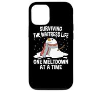 Surviving The Waitress Life One Meltdown At a Time Funny Case for iPhone 12/12 Pro