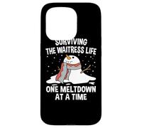 Surviving The Waitress Life One Meltdown At a Time Funny Case for iPhone 15 Pro