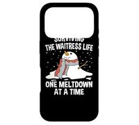 Surviving The Waitress Life One Meltdown At a Time Funny Case for iPhone 17 Pro