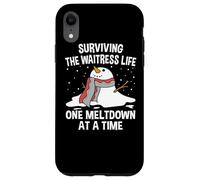 Surviving The Waitress Life One Meltdown At a Time Funny Case for iPhone XR