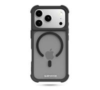 Survivor - Endurance iPhone 17 Pro, Magsafe Compatible Phone Case, 10ft-12ft Drop Tested, Ultra Durable & Shock Absorbing, Scratch Resistant & Slim Profile (Black)