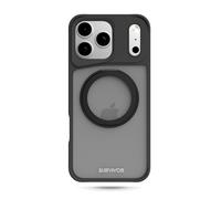 Survivor - Endurance Kick iPhone 17 Air, Magsafe Compatible Phone Case, 12ft Drop Tested, Ultra Durable & Shock Absorbing, Scratch Resistant & Slim Profile (Black)