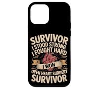 Survivor I Stood Strong I Fought Hard I Won Open Heart Case for iPhone 12 mini