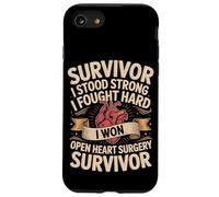 Survivor I Stood Strong I Fought Hard I Won Open Heart Case for iPhone SE (2020) / 7/8