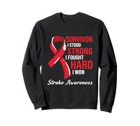 Survivor I stood strong - stroke awareness Sweatshirt