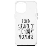 Survivor Monday Apocalypse Work Week Office Secret Santa Case for iPhone 12 Pro Max