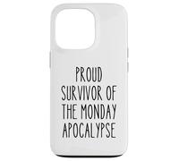 Survivor Monday Apocalypse Work Week Office Secret Santa Case for iPhone 13 Pro