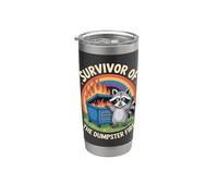 Survivor of The Dumpster Fire Stainless Steel Insulated Tumbler